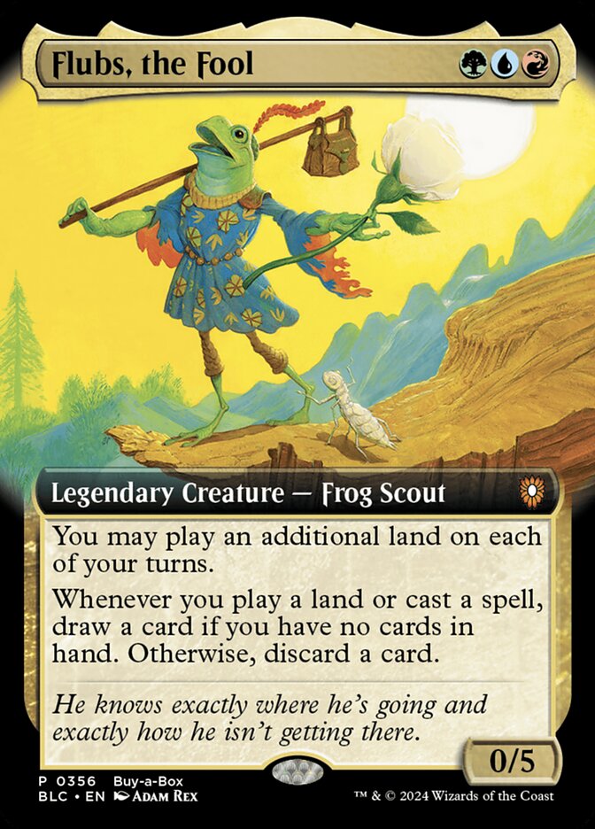 Flubs the Fool Extended Art 356 (Buy-A-Box Promos)  | Good Games Adelaide SA