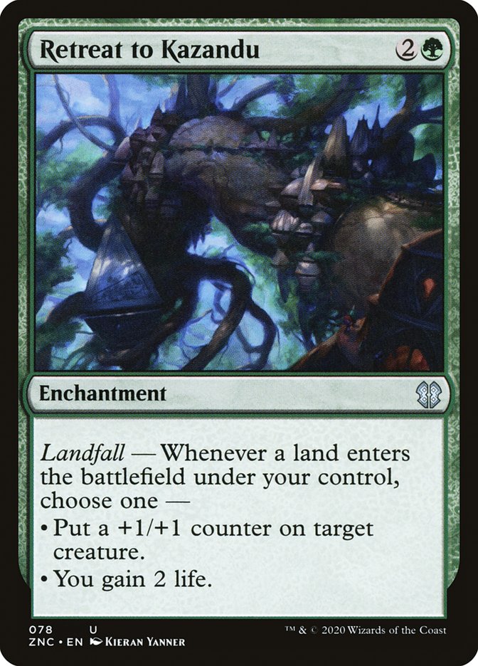 Retreat to Kazandu 78 (Commander: Zendikar Rising)  | Good Games Adelaide SA