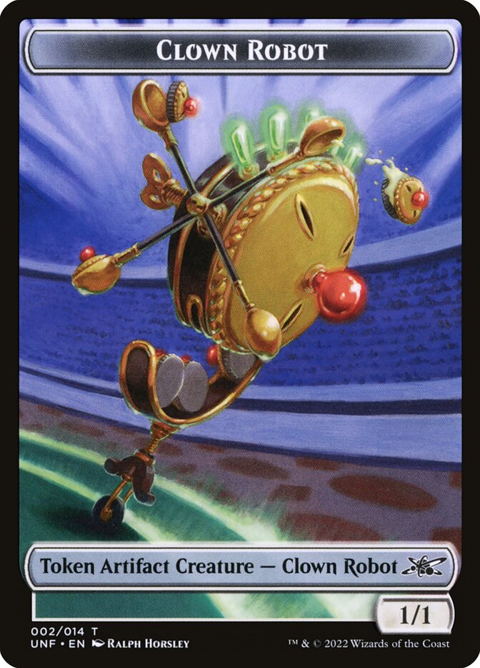 Clown Robot Token 002 2 (Unfinity)  | Good Games Adelaide SA