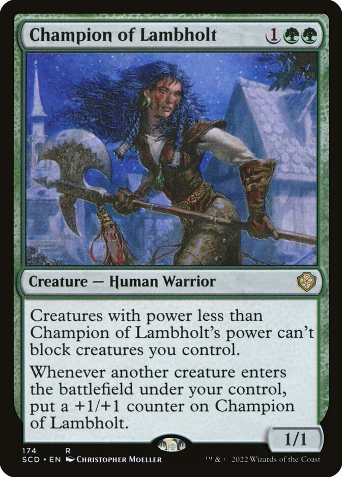 Champion of Lambholt 174 (Starter Commander Decks)  | Good Games Adelaide SA
