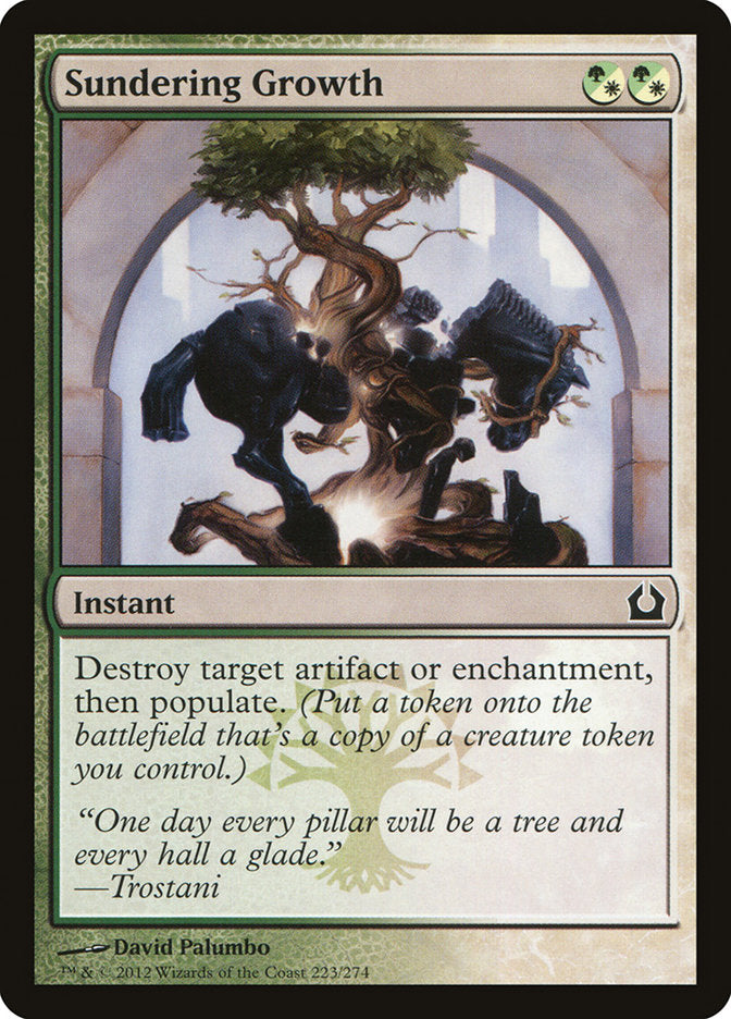 Sundering Growth 223 (Return to Ravnica)  - Foil | Good Games Adelaide SA