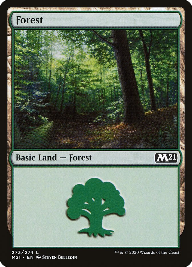 Forest 273 (Core Set 2021)  | Good Games Adelaide SA