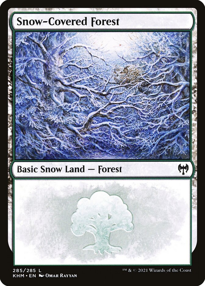 Snow-Covered Forest 285 (Kaldheim)  - Foil | Good Games Adelaide SA