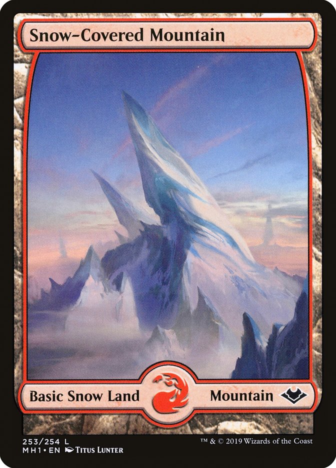 Snow-Covered Mountain 253 (Modern Horizons)  | Good Games Adelaide SA