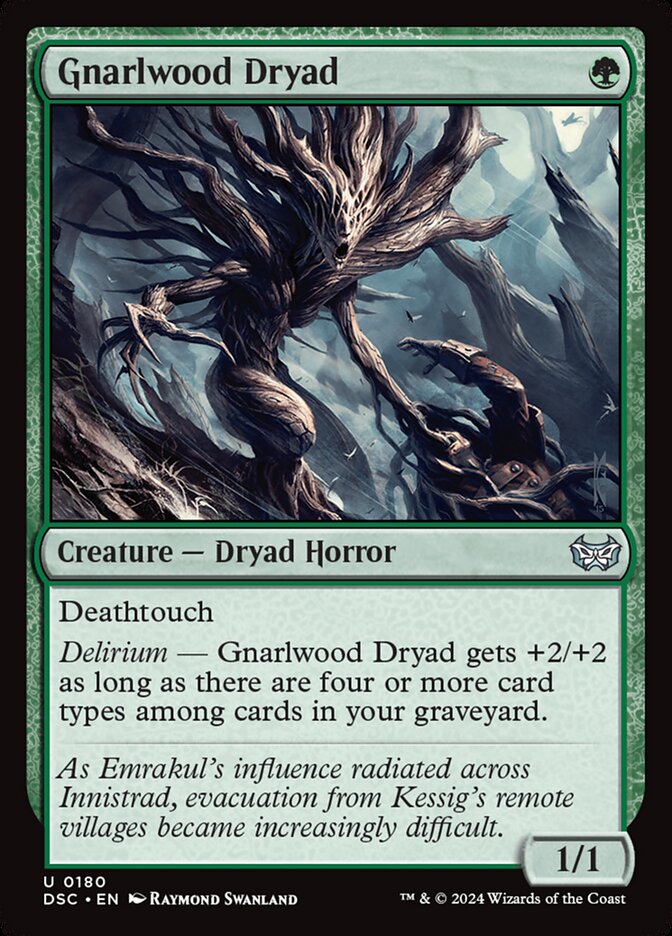 Gnarlwood Dryad 180 (Commander: Duskmourn: House of Horror)  | Good Games Adelaide SA