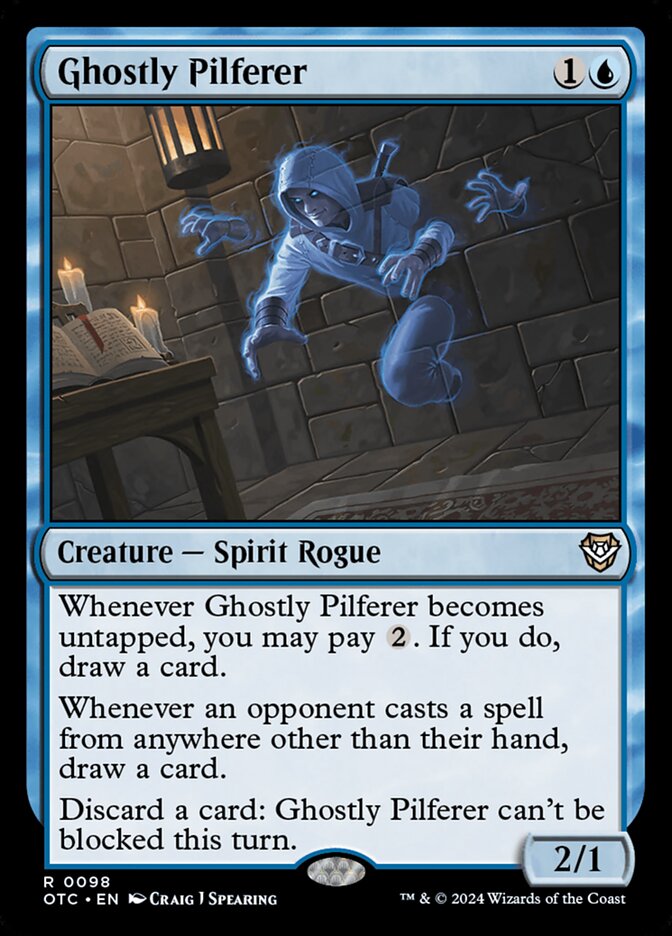 Ghostly Pilferer 98 (Commander: Outlaws of Thunder Junction)  | Good Games Adelaide SA