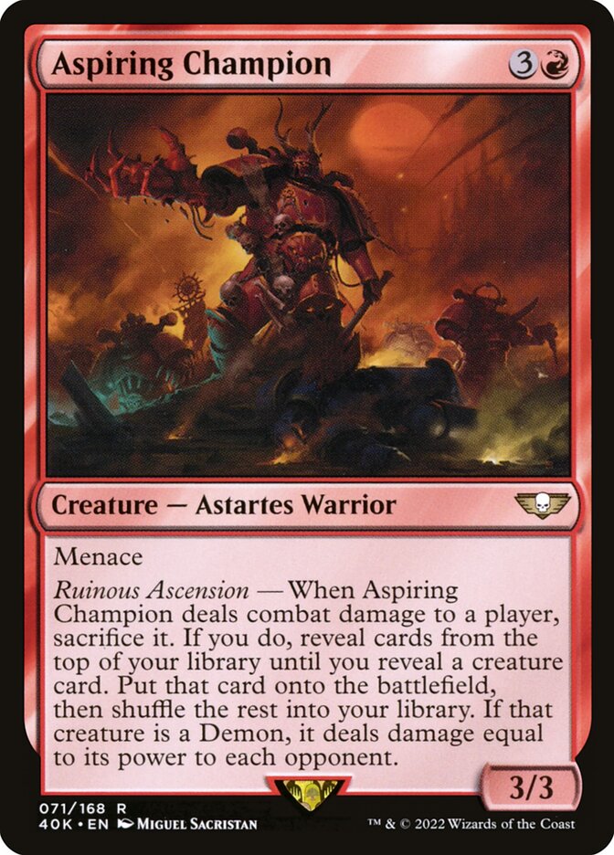 Aspiring Champion 71 (Universes Beyond: Warhammer 40,000)  | Good Games Adelaide SA