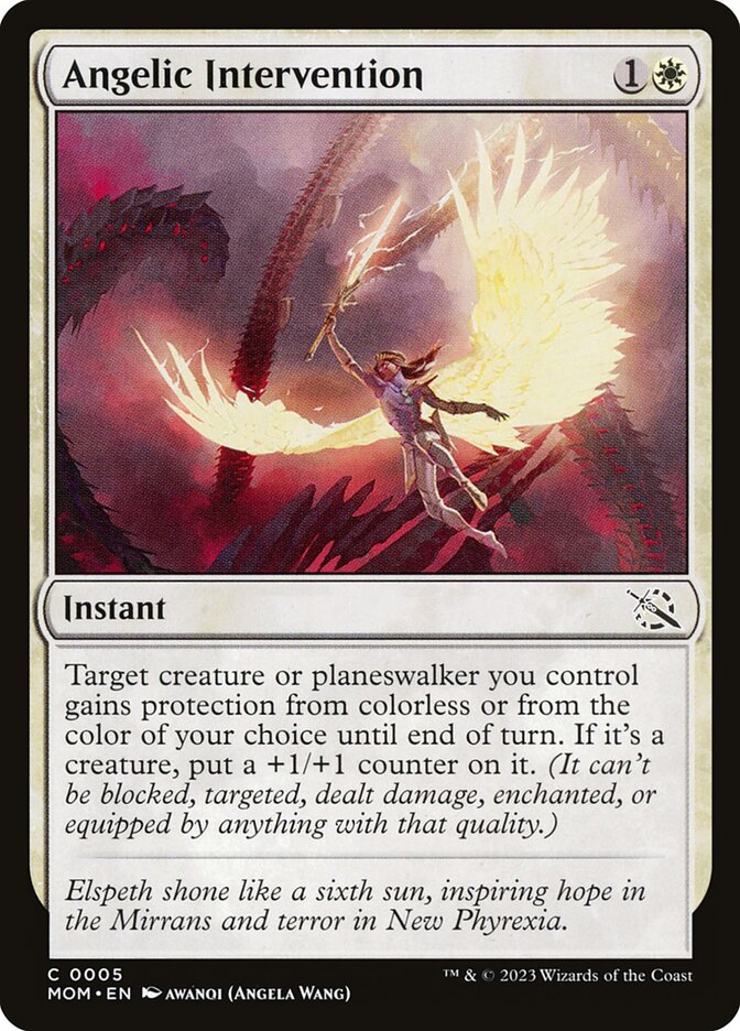 Angelic Intervention 5 (March of the Machine)  - Foil | Good Games Adelaide SA