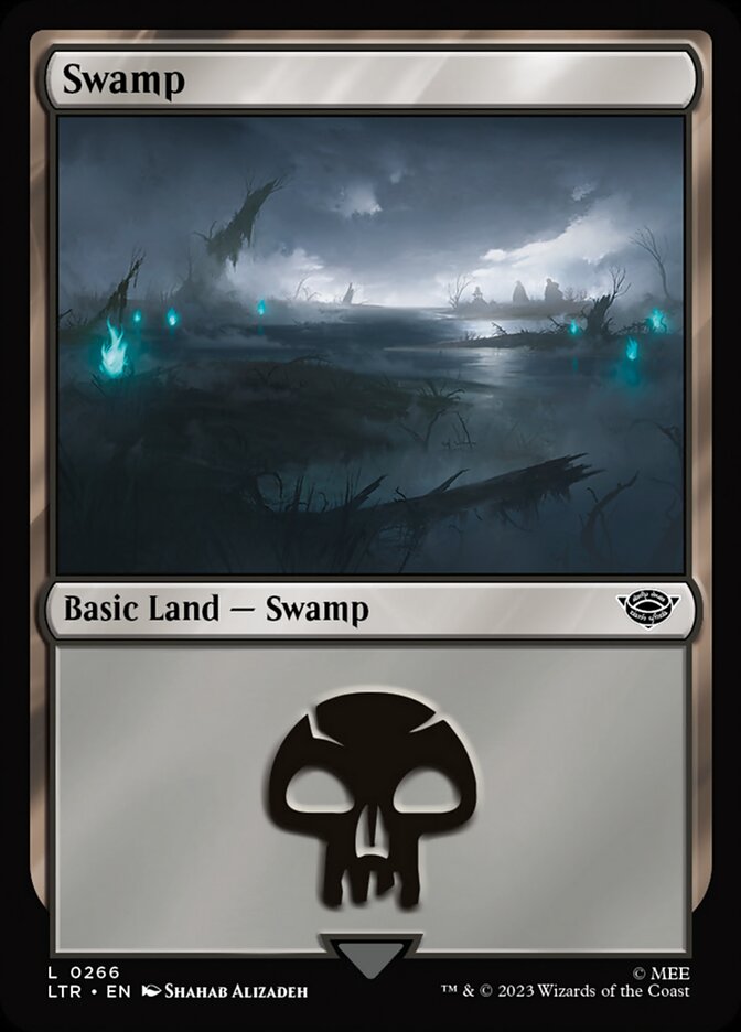 Swamp 0266 266 (Universes Beyond: The Lord of the Rings: Tales of Middle-earth)  - Foil | Good Games Adelaide SA