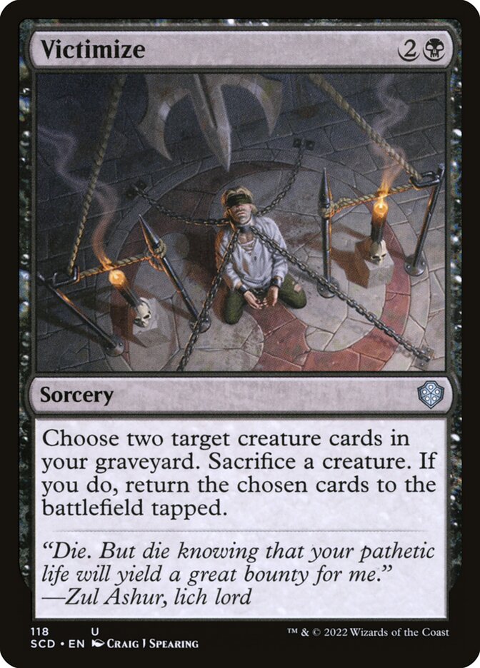 Victimize 118 (Starter Commander Decks)  | Good Games Adelaide SA