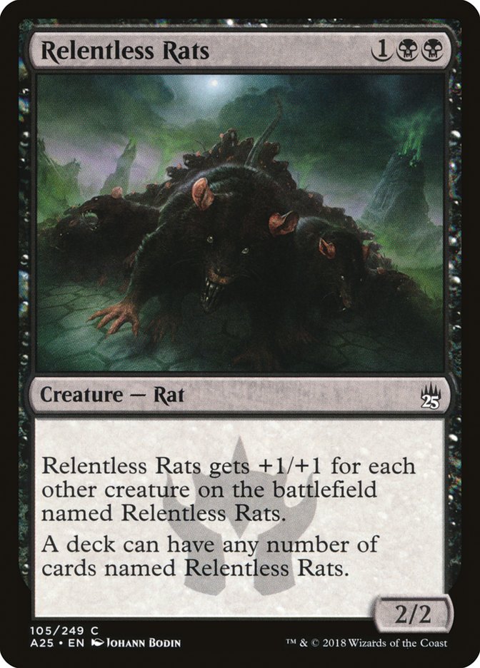 Relentless Rats 105 (Masters 25)  | Good Games Adelaide SA