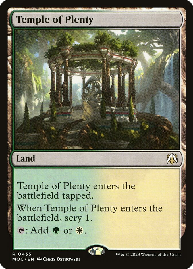 Temple of Plenty 435 (Commander: March of the Machine)  | Good Games Adelaide SA