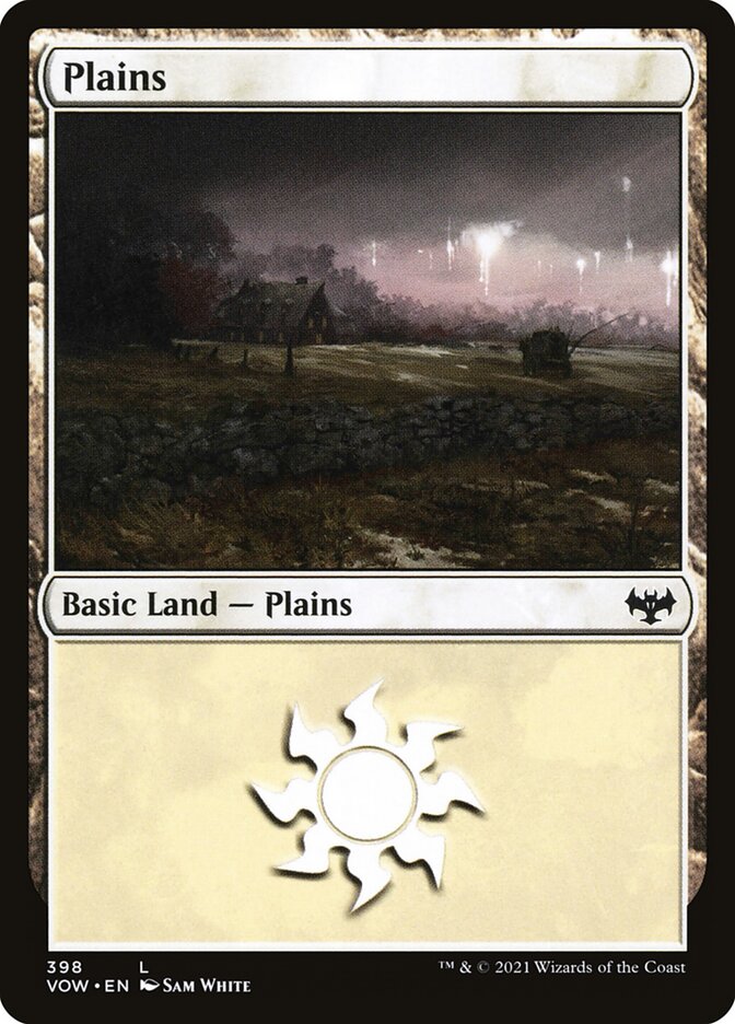 Plains 398 (Innistrad: Crimson Vow)  - Foil | Good Games Adelaide SA