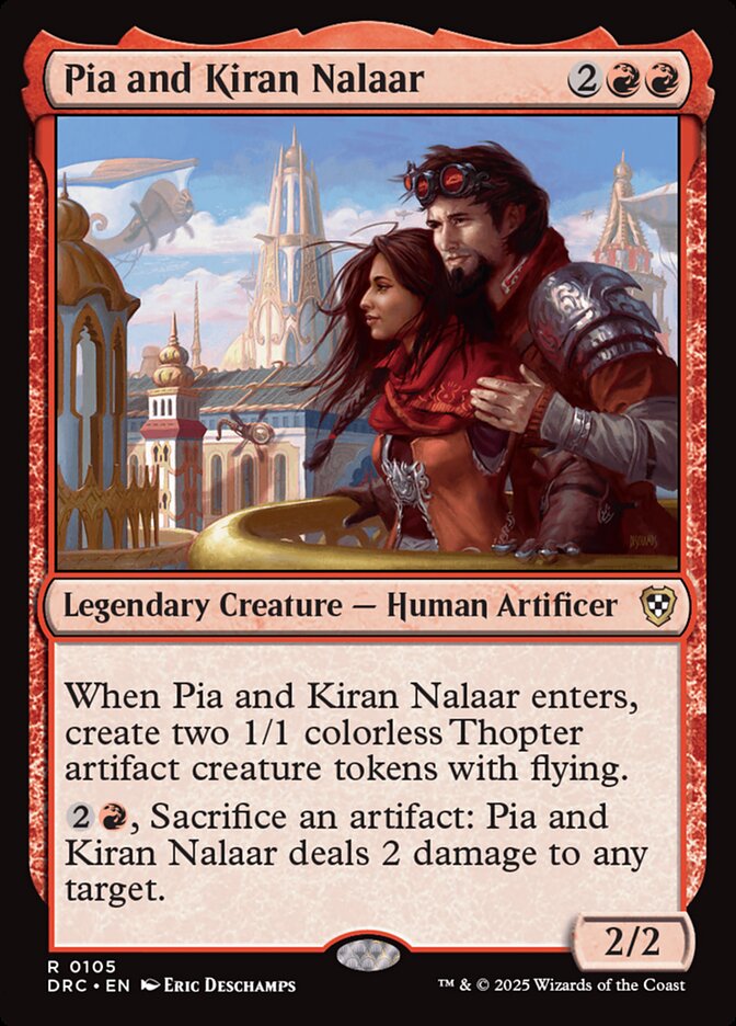Pia and Kiran Nalaar 105 (Commander: Aetherdrift)  | Good Games Adelaide SA