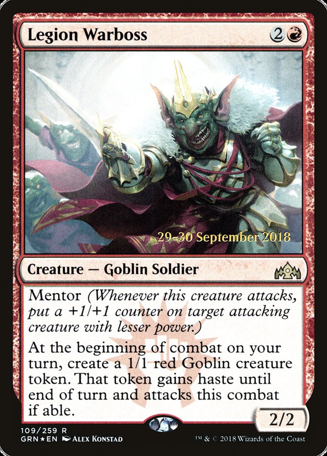 Legion Warboss 109 (Prerelease Cards)  - Foil | Good Games Adelaide SA