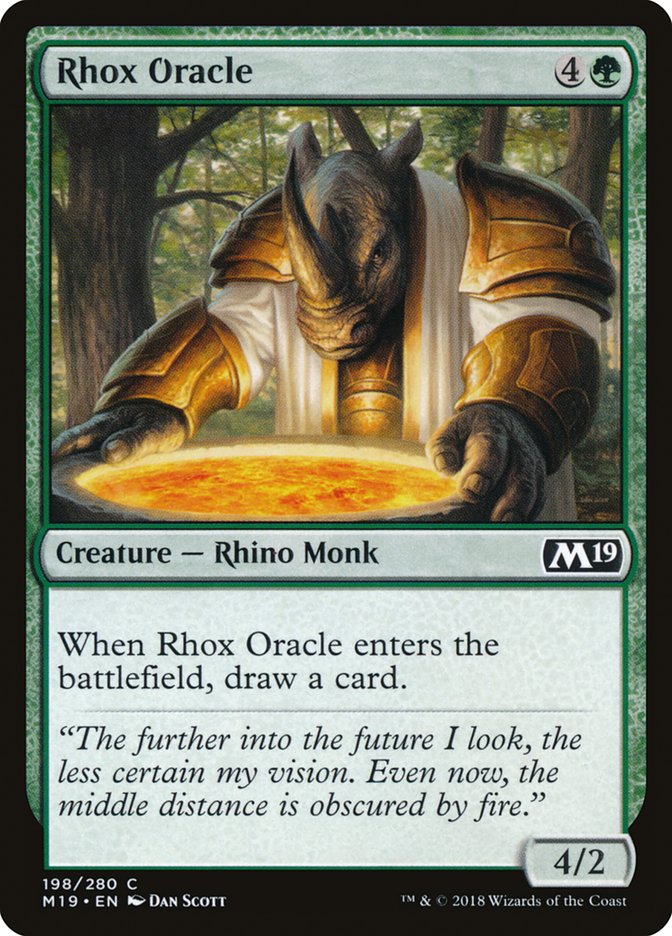 Rhox Oracle 198 (Core Set 2019)  | Good Games Adelaide SA