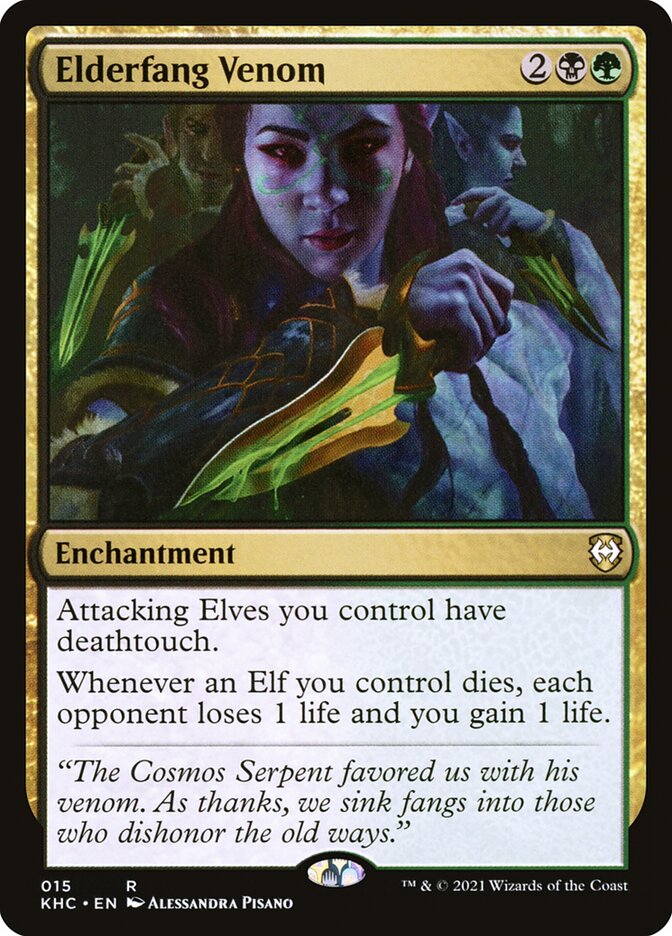 Elderfang Venom 15 (Commander: Kaldheim)  | Good Games Adelaide SA