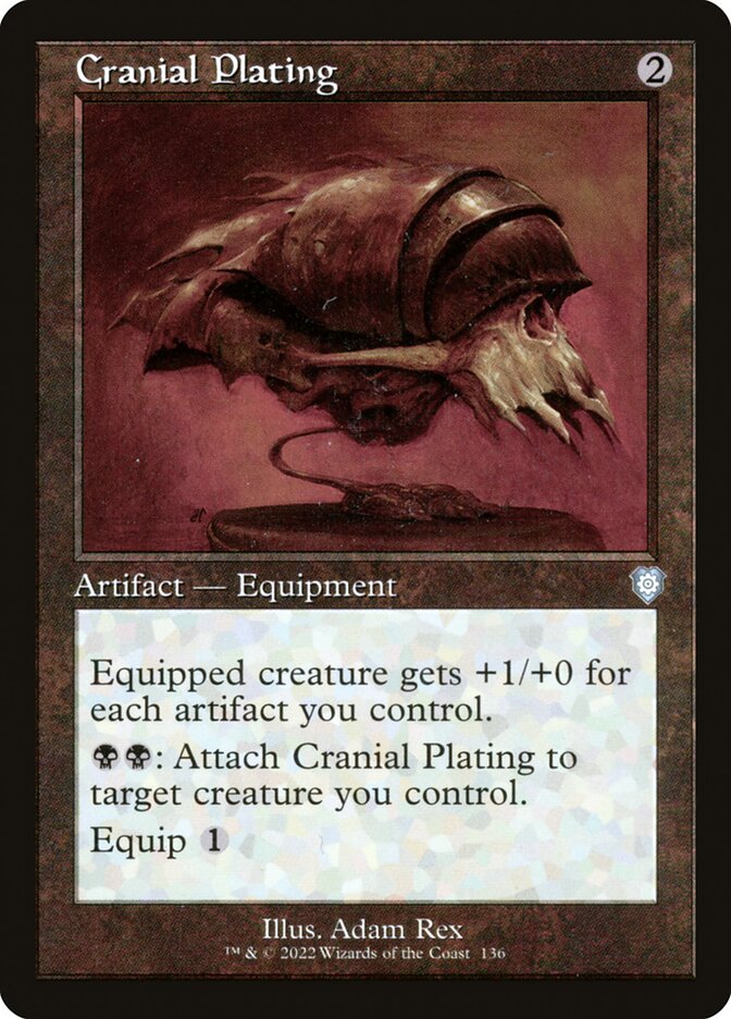 Cranial Plating 136/40 (Commander: The Brothers' War)  | Good Games Adelaide SA