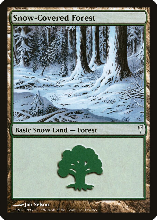 Snow-Covered Forest 155 (Coldsnap)  | Good Games Adelaide SA