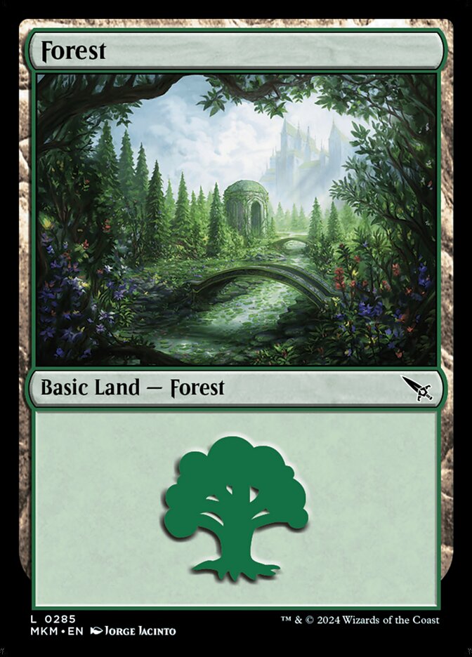 Forest 285 (Murders at Karlov Manor)  - Foil | Good Games Adelaide SA