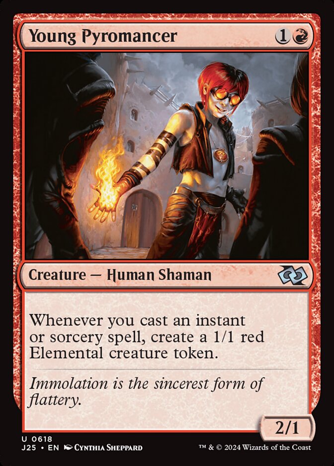 Young Pyromancer 618 (Foundations Jumpstart)  | Good Games Adelaide SA