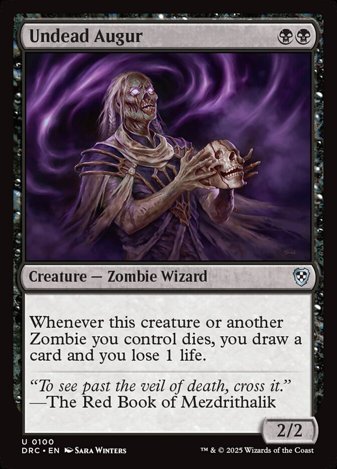 Undead Augur 100 (Commander: Aetherdrift)  | Good Games Adelaide SA
