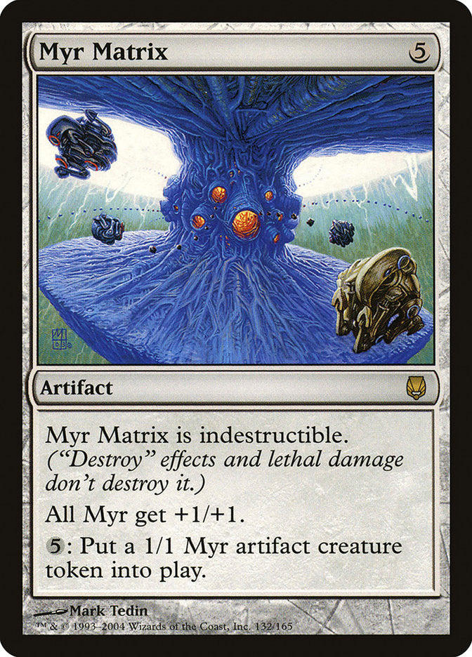 Myr Matrix 132 (Darksteel)  - Foil | Good Games Adelaide SA