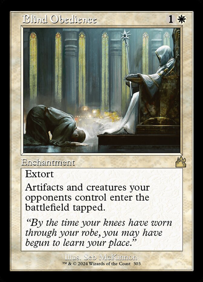 Blind Obedience 303 (Ravnica Remastered)  | Good Games Adelaide SA