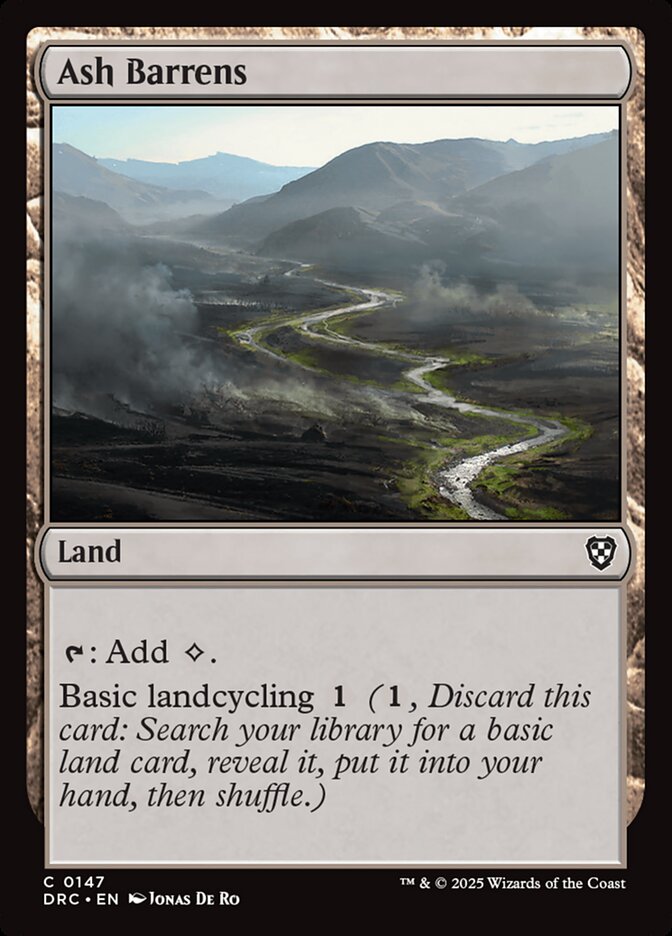 Ash Barrens 147 (Commander: Aetherdrift)  | Good Games Adelaide SA