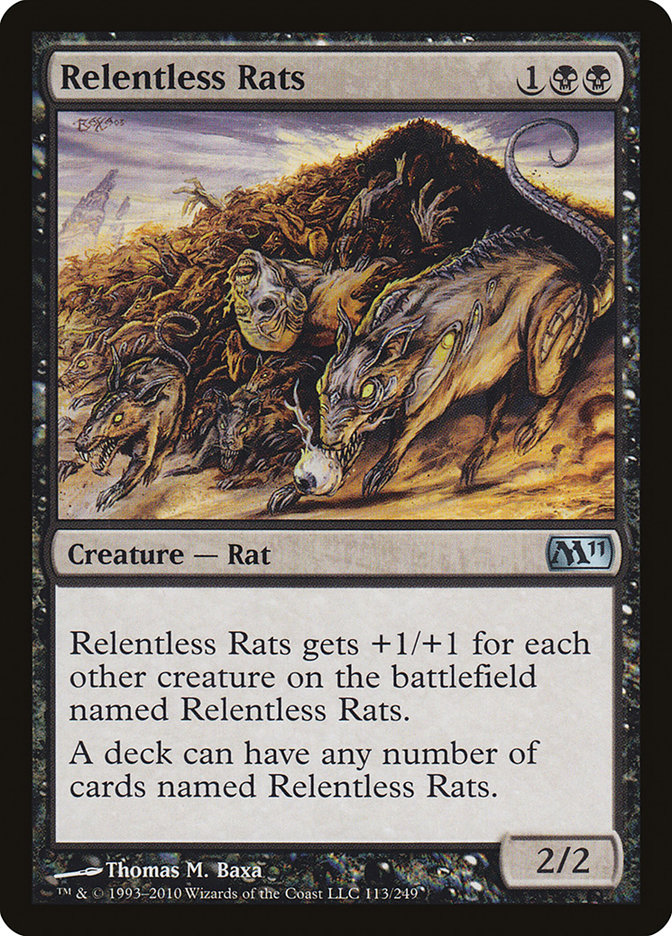 Relentless Rats 113 (Magic 2011 (M11))  | Good Games Adelaide SA