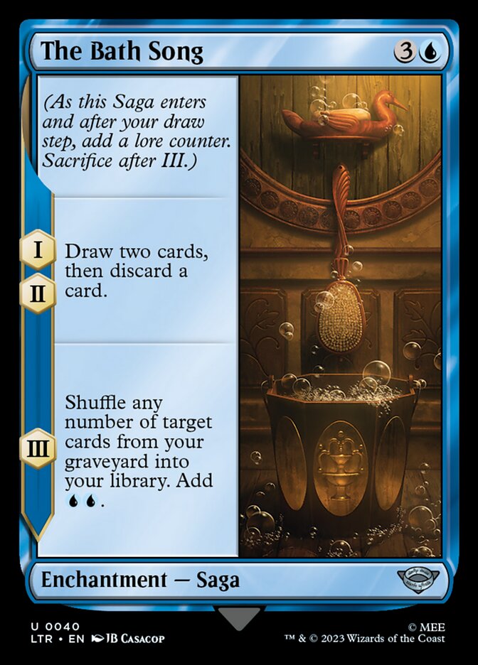 The Bath Song 40 (Universes Beyond: The Lord of the Rings: Tales of Middle-earth)  - Foil | Good Games Adelaide SA