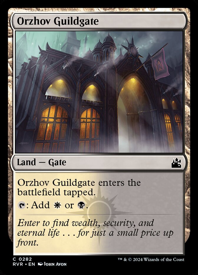 Orzhov Guildgate 282 (Ravnica Remastered)  | Good Games Adelaide SA