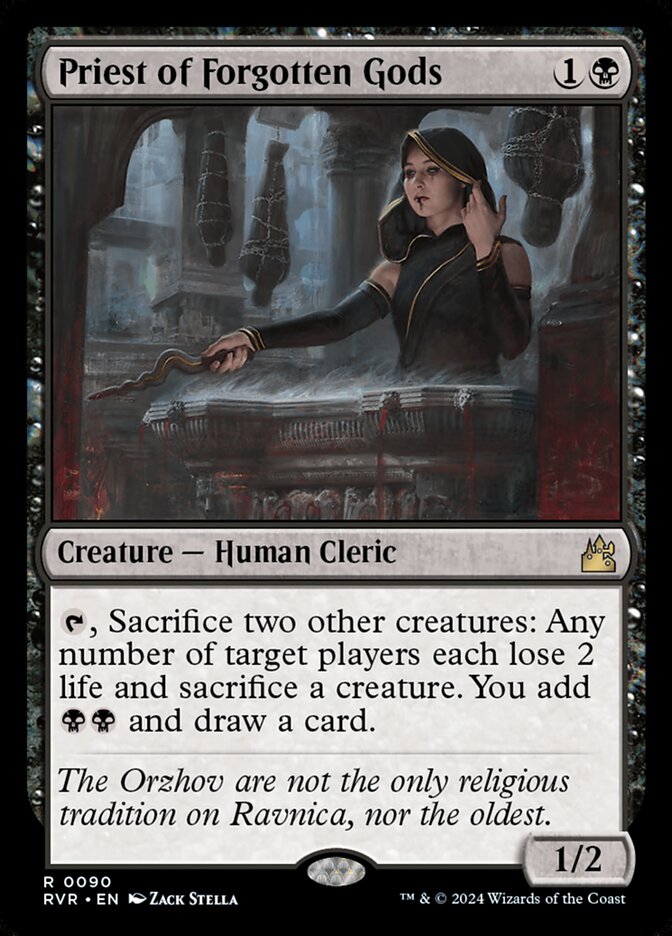 Priest of Forgotten Gods 90 (Ravnica Remastered)  | Good Games Adelaide SA