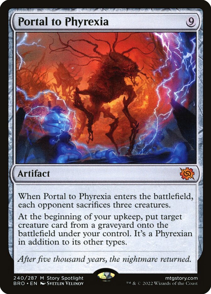 Portal to Phyrexia 240 (The Brothers' War)  | Good Games Adelaide SA