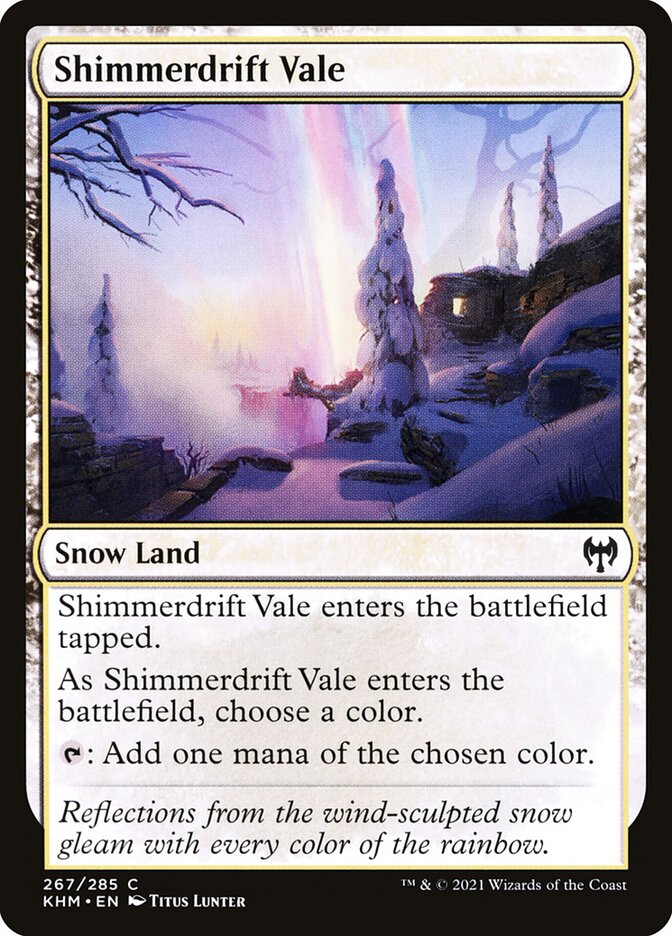 Shimmerdrift Vale 267 (Kaldheim)  | Good Games Adelaide SA