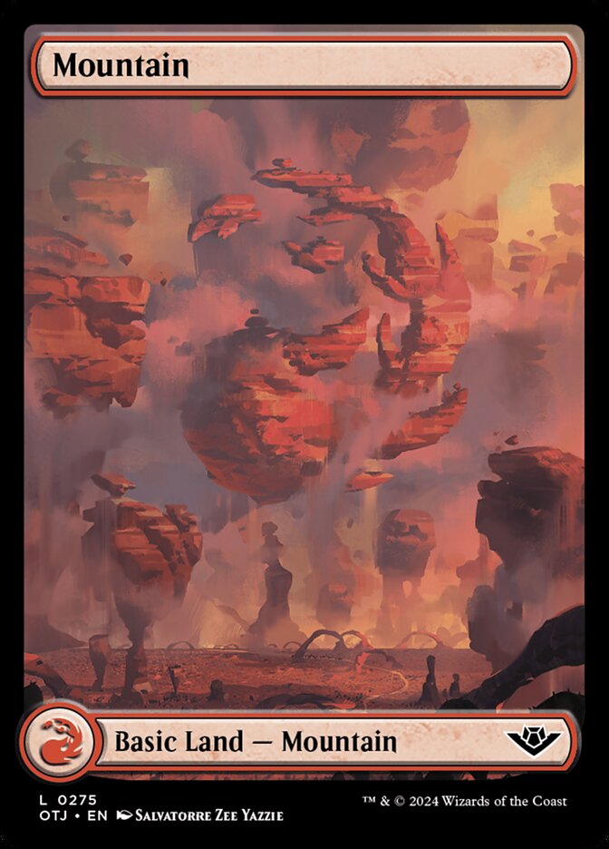 Mountain 275/286 (Outlaws of Thunder Junction)  - Full Art Foil | Good Games Adelaide SA