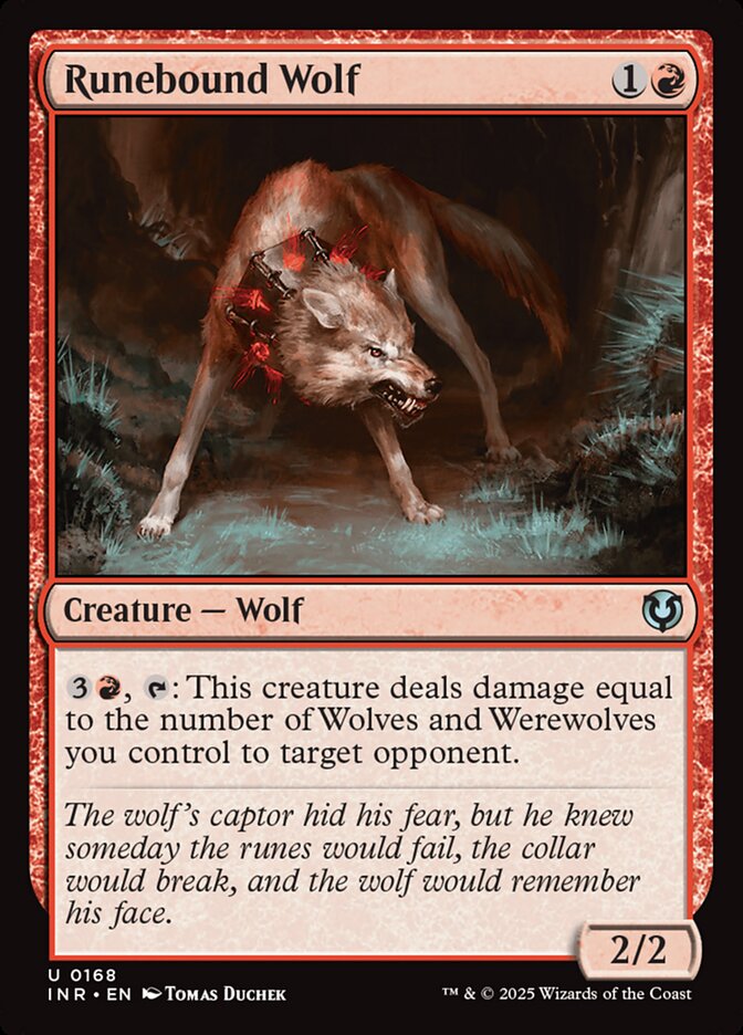 Runebound Wolf 168 (Innistrad Remastered)  - Foil | Good Games Adelaide SA