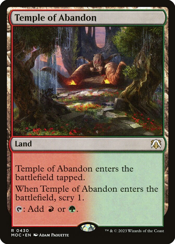 Temple of Abandon 430 (Commander: March of the Machine)  | Good Games Adelaide SA