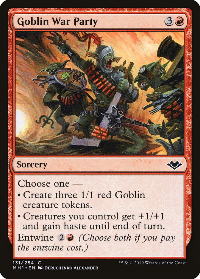 Goblin War Party 131 (Modern Horizons)  - Foil | Good Games Adelaide SA