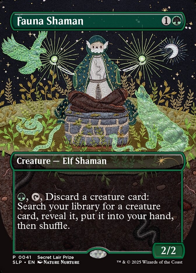 Fauna Shaman 41 (Secret Lair Showdown)  - Borderless Foil | Good Games Adelaide SA