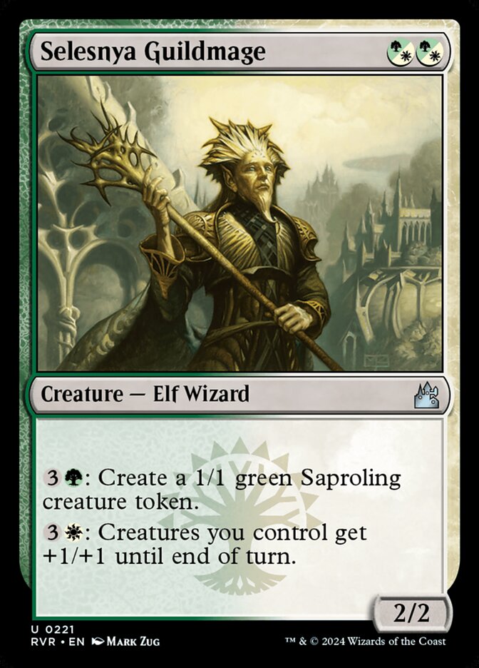 Selesnya Guildmage 221 (Ravnica Remastered)  - Foil | Good Games Adelaide SA