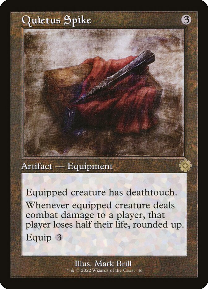 Quietus Spike 46 (The Brothers' War: Retro Frame Artifacts)  - Foil | Good Games Adelaide SA