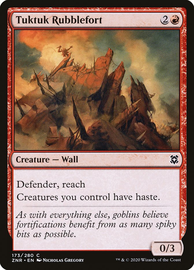 Tuktuk Rubblefort 173 (Zendikar Rising)  - Foil | Good Games Adelaide SA