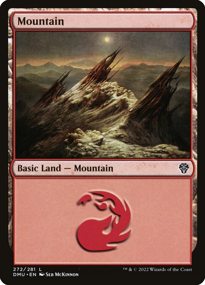 Mountain 272 (Dominaria United)  - Foil | Good Games Adelaide SA