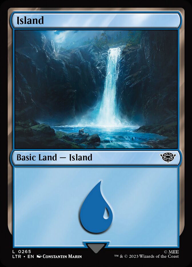 Island 265 (Universes Beyond: The Lord of the Rings: Tales of Middle-earth)  - Foil | Good Games Adelaide SA