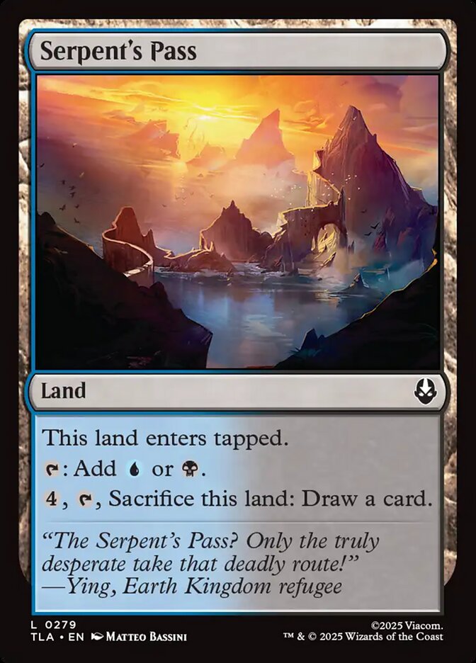 Serpent's Pass 279 (Avatar: The Last Airbender)  - Foil | Good Games Adelaide SA