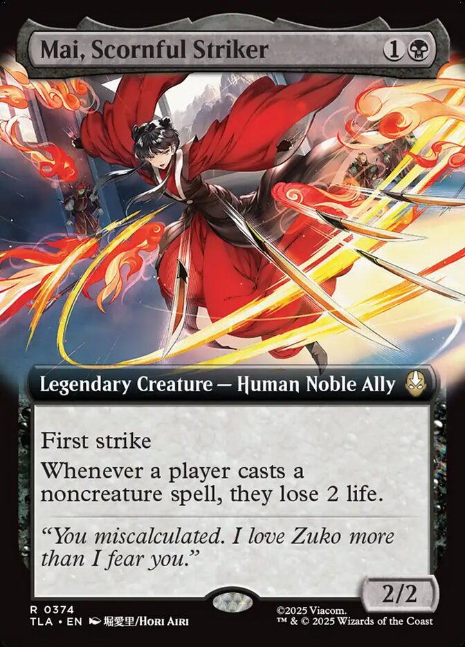 Mai, Scornful Striker 374 (Avatar: The Last Airbender)  - Foil | Good Games Adelaide SA