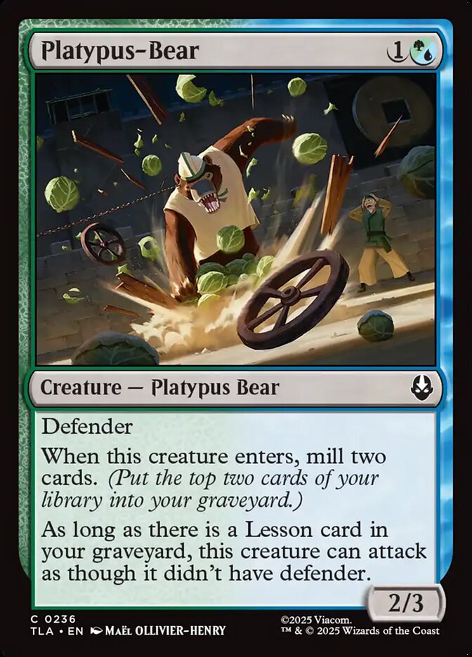 Platypus-Bear 236 (Avatar: The Last Airbender)  - Foil | Good Games Adelaide SA