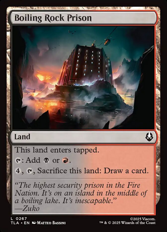 Boiling Rock Prison 267 (Avatar: The Last Airbender)  - Foil | Good Games Adelaide SA