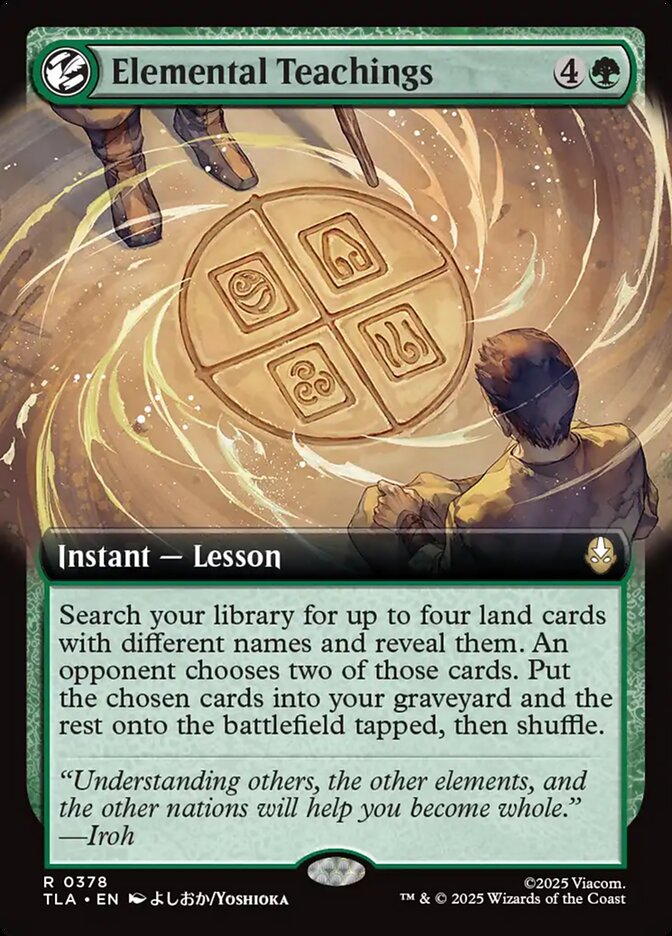Elemental Teachings 378 (Avatar: The Last Airbender)  - Foil | Good Games Adelaide SA